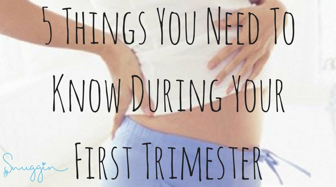 5 Things You Need To Know During Your First Trimester Snuggin